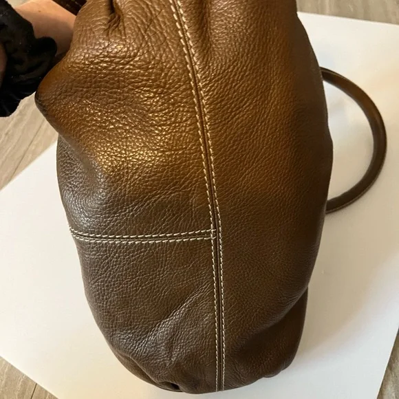 RARE Y2K Vintage Marc Jacobs Leather Barrel Bag Purse Brown - Picture 8 of 12